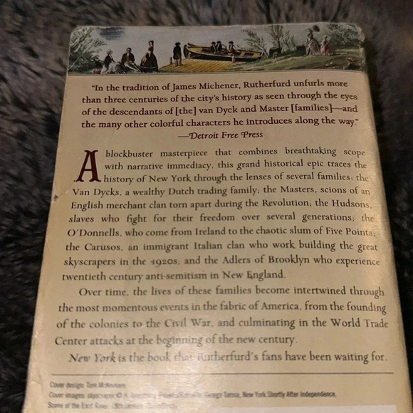 Newyork The Novel by Edward Rutherfurd Hardcover - Picture 5 of 8